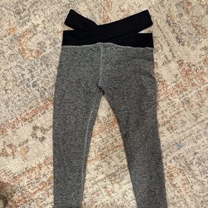 Beyond Yoga Black and Gray Leggings